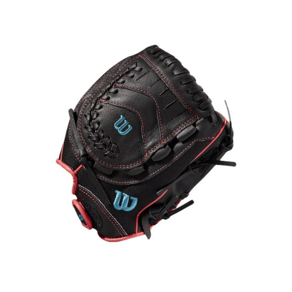 FASTPITCH SOFTBALL 2022 Wilson 11.5" A440 Flash Youth Fastpitch Softball Glove Wilson 11.5" Black Pink New