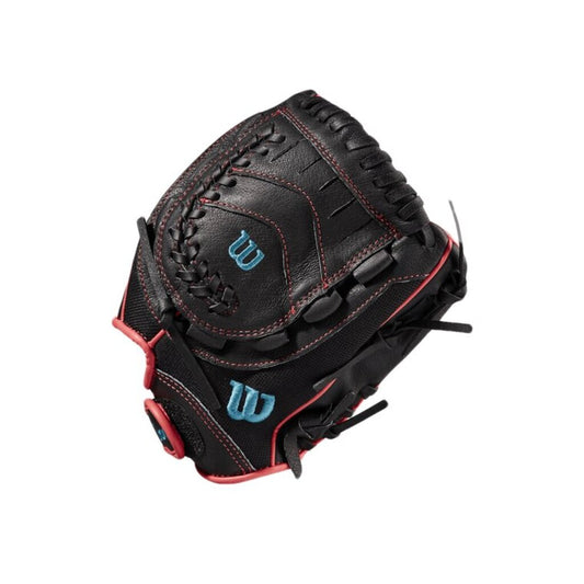 FASTPITCH SOFTBALL 2022 Wilson 11.5" A440 Flash Youth Fastpitch Softball Glove Wilson 11.5" Black Pink New