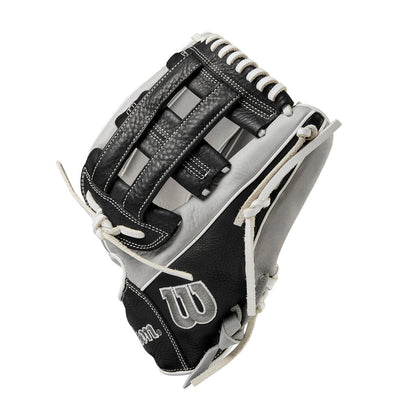FASTPITCH SOFTBALL 2024 Wilson 12" A1000 Fastpitch Softball Glove Wilson 12" Black Grey White New