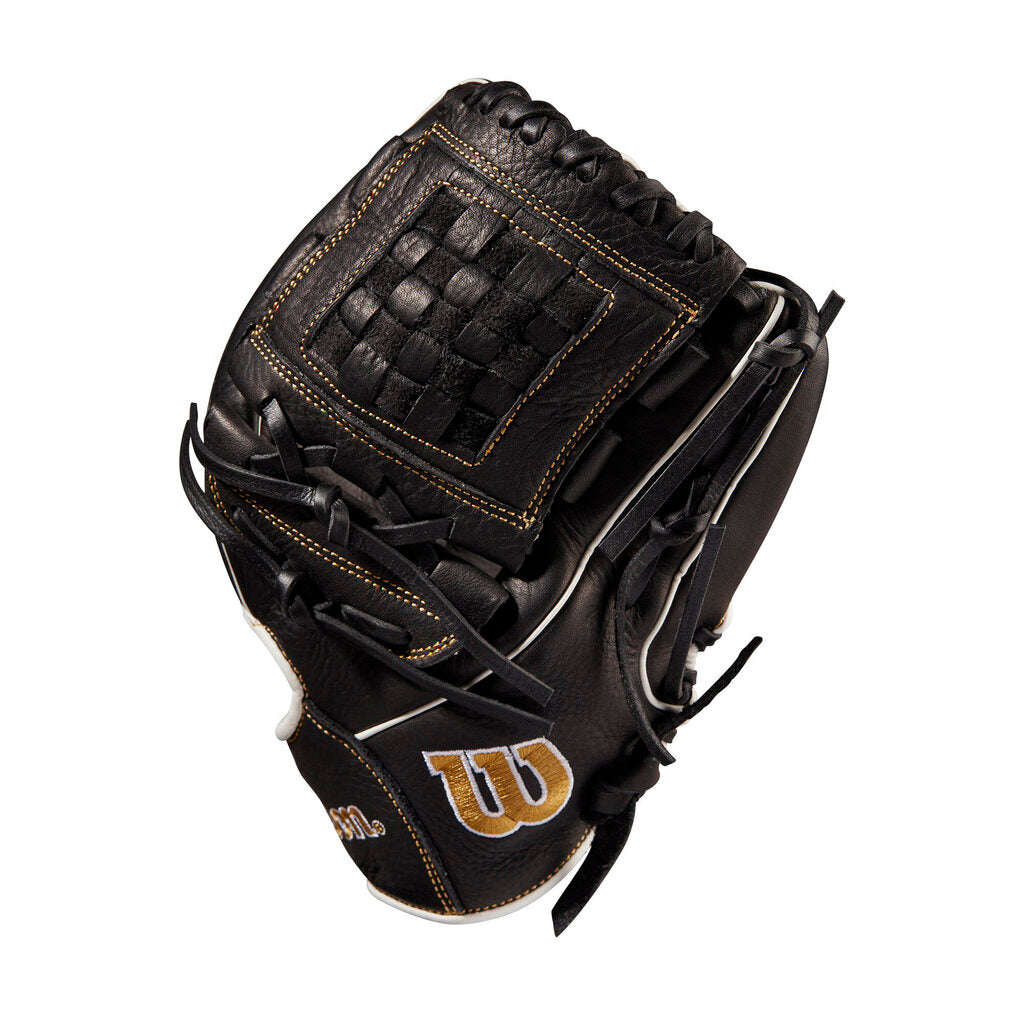 FASTPITCH SOFTBALL 2022 Wilson 12" A1000 P12 Fastpitch Softball Glove - LHT Wilson 12" LHT Black Gold White New