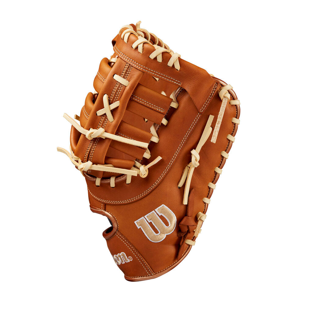 BASEBALL 2025 Wilson 12.5" A1000 1620 Baseball First Base Mitt Wilson 12.5" Saddle Tan Blonde New