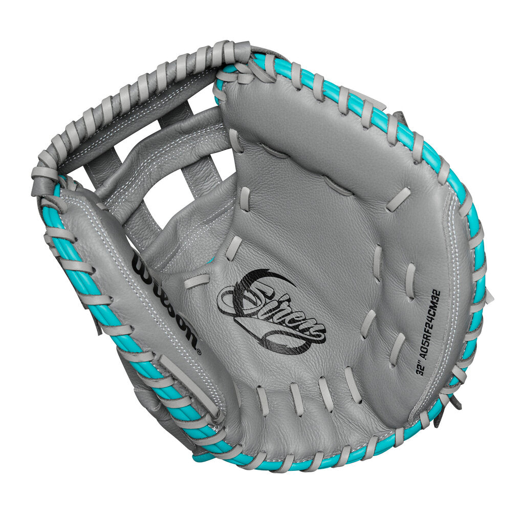 FASTPITCH SOFTBALL 2024 Wilson 32" A500 Siren Youth Fastpitch Softball Catcher Mitt Wilson