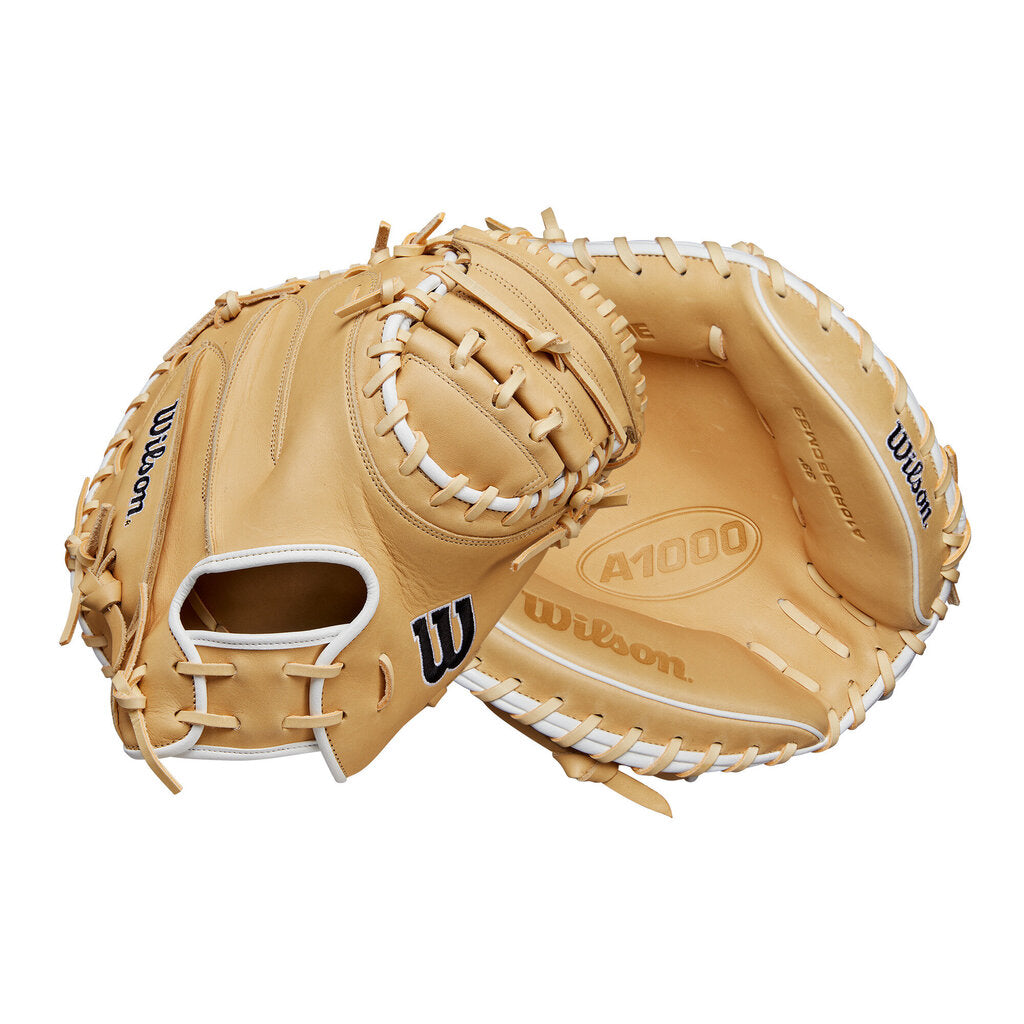 BASEBALL Wilson 33" A1000 CM33 Baseball Catcher Mitt Wilson 33" Blonde Blonde New