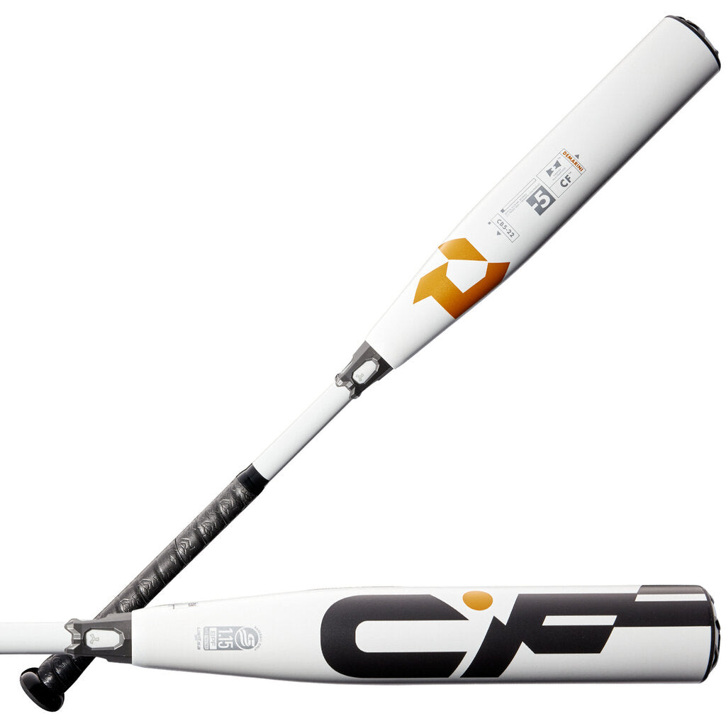 BASEBALL 2022 Demarini CF USSSA Baseball Bat -5 Demarini 30 25 White Black Gold New