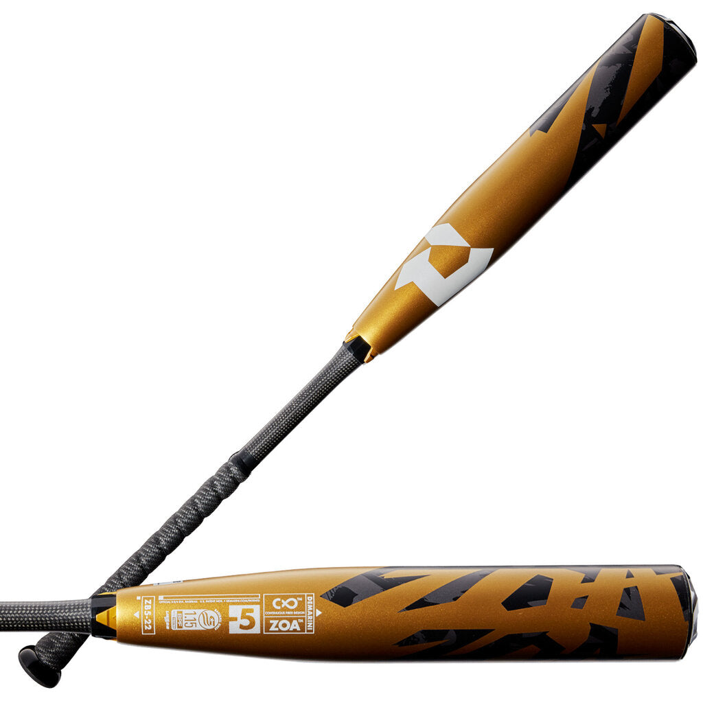 BASEBALL 2022 Demarini Zoa USSSA Baseball Bat -5 Demarini 30 25 Bronze New