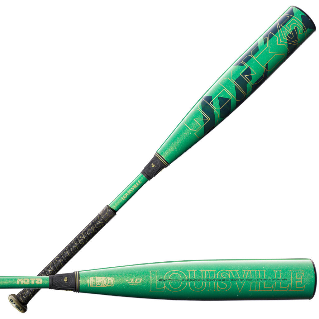 BASEBALL 2023 Louisville Slugger META USSSA Baseball Bat -10 Louisville Slugger 29 19 Green New