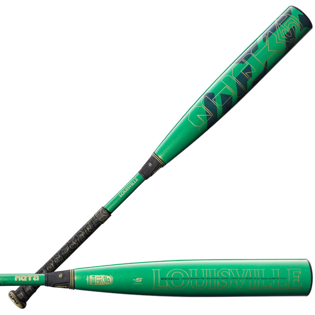 BASEBALL 2023 Louisville Slugger META USSSA Baseball Bat -5 Louisville Slugger 30 25 Green New