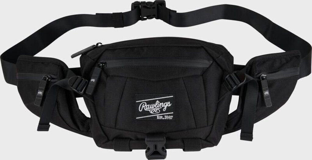 BASEBALL & SOFTBALL Rawlings Players Sling Bag - Baseball/Softball Player Bag Rawlings One Bag Black New