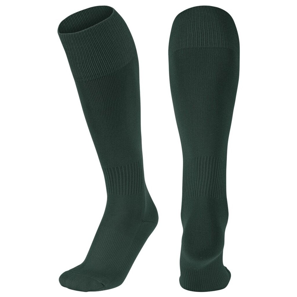 ATHLETIC APPAREL Champro AS1 Knee High Pro Socks (Multiple Colors) - All Sports Champro Forest Green New