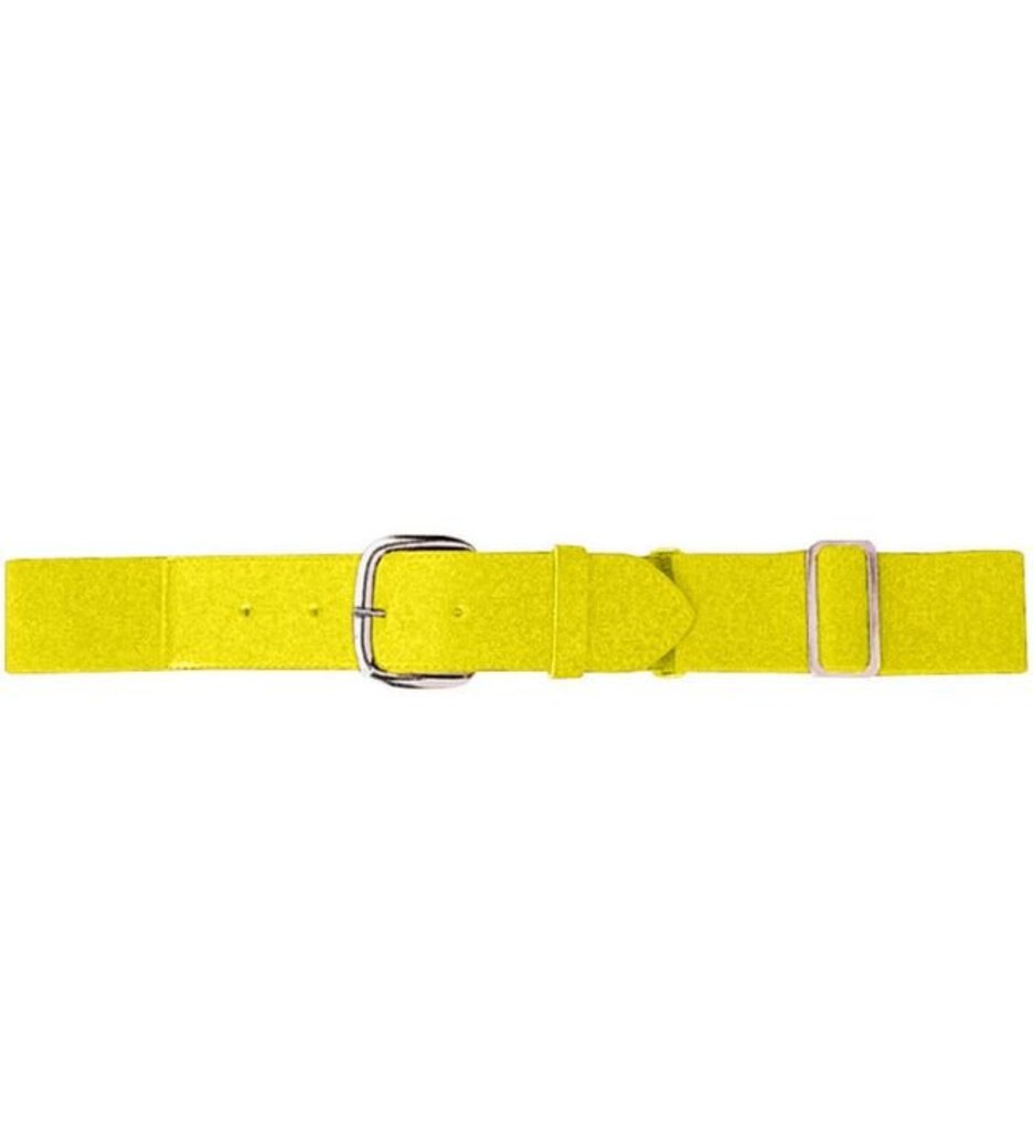 BASEBALL & SOFTBALL Augusta Sportswear Adjustable Elastic Baseball & Softball Belt (Multiple Colors) Augusta Sportswear Power Yellow New