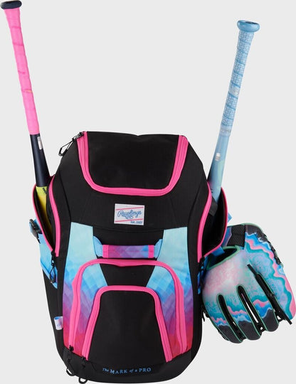 Rawlings Franchise 2 Players Backpack Bat Bag (Multiple Colors)