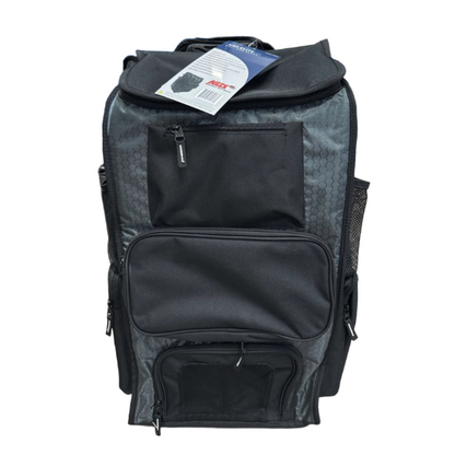 NBS NBS Elite Rolling Baseball/Softball Bat Bag - Black - Large at 2nd String Sports Stuarts Draft VA