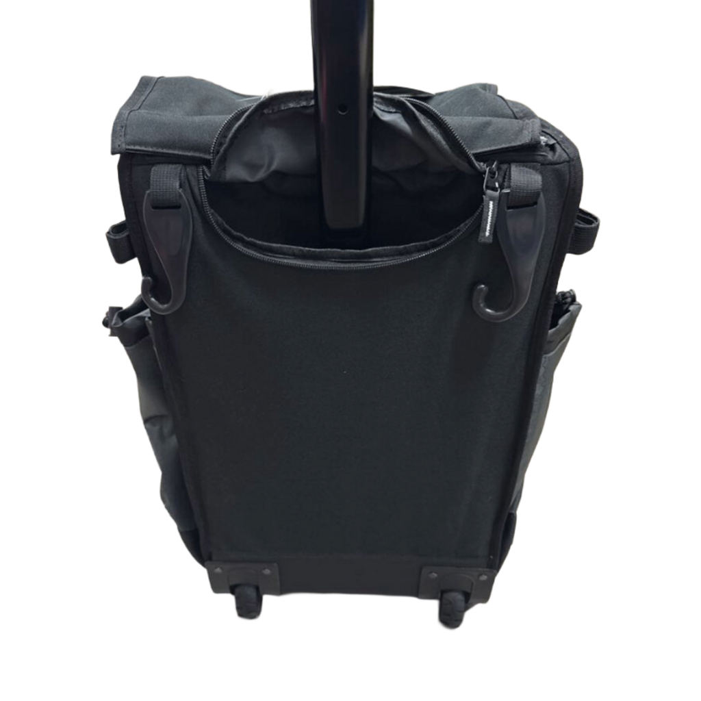 NBS NBS Elite Rolling Baseball/Softball Bat Bag - Black - Large at 2nd String Sports Stuarts Draft VA
