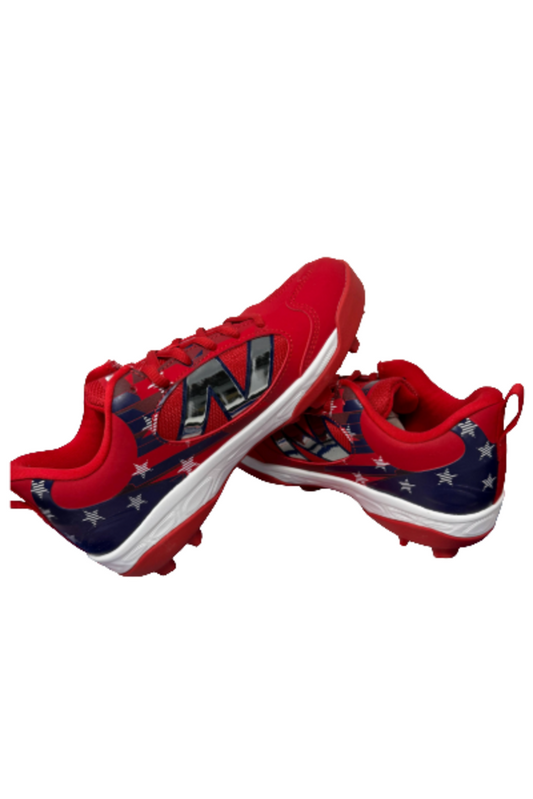 New Balance Youth Fresh Foam 3000V7 Molded Cleats - USA Colorway