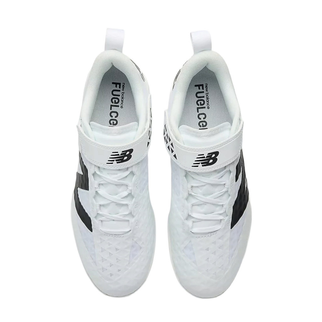 New Balance Men's FuelCell 4040V8 Metal Baseball Cleats (White or Black)