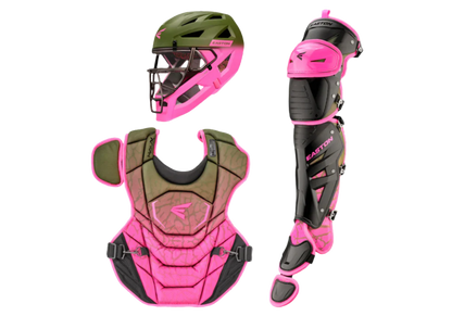Baseball Catcher's Set Easton MAV X NOCSAE Limited Edition Green and Pink - - 2nd String Sports