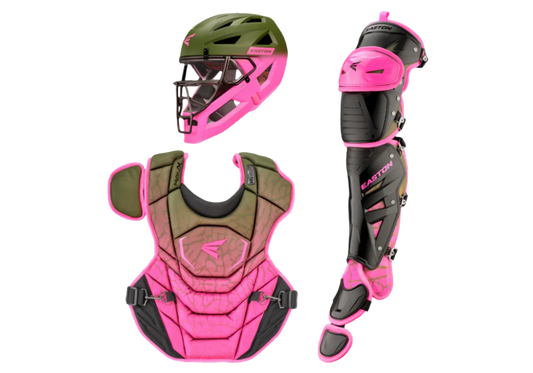 Baseball Catcher's Set Easton MAV X NOCSAE Limited Edition Green and Pink - - 2nd String Sports
