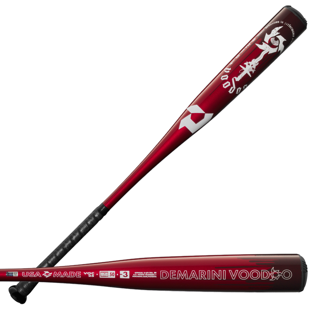 2025 Demarini Voodoo One BBCOR Baseball Bat - 33 30 Red White New - 2nd String Sports
