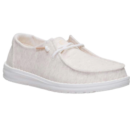 Hey Dude Women's Stretch Jersey Shoes - Oatmeal - - 2nd String Sports