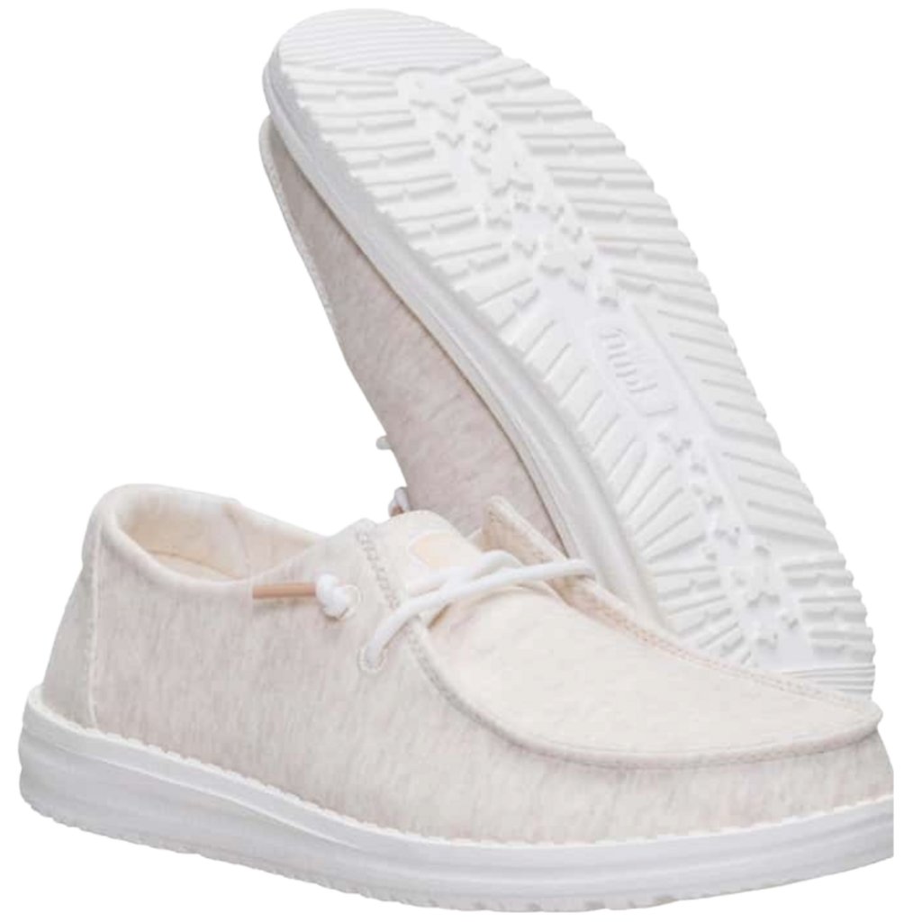Hey Dude Women's Stretch Jersey Shoes - Oatmeal - - 2nd String Sports