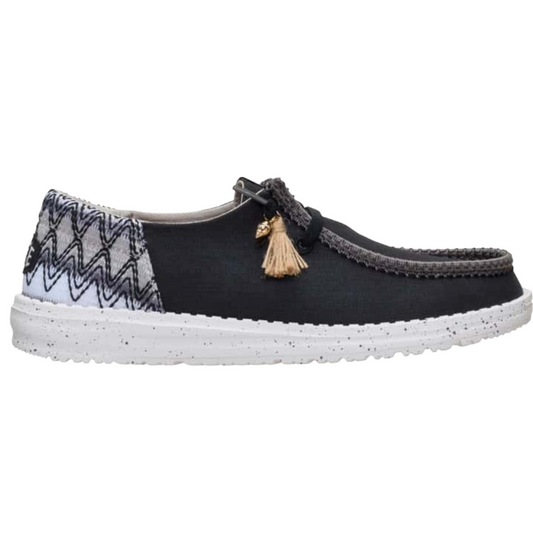 Hey Dude Women's Wendy Funk Beach Woven Shoes - Black/Multi - Black Multi New - 2nd String Sports
