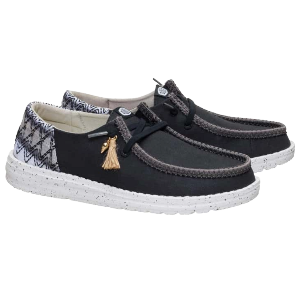 Hey Dude Women's Wendy Funk Beach Woven Shoes - Black/Multi - - 2nd String Sports