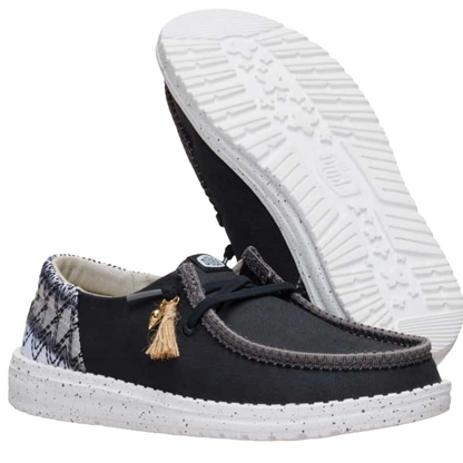 Hey Dude Women's Wendy Funk Beach Woven Shoes - Black/Multi - - 2nd String Sports