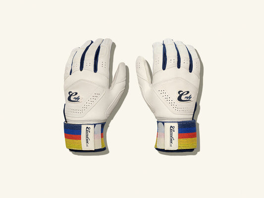 Combat Combat MFG LE Coastal Series Long Strap Adult Batting Gloves - Cream at 2nd String Sports Stuarts Draft VA