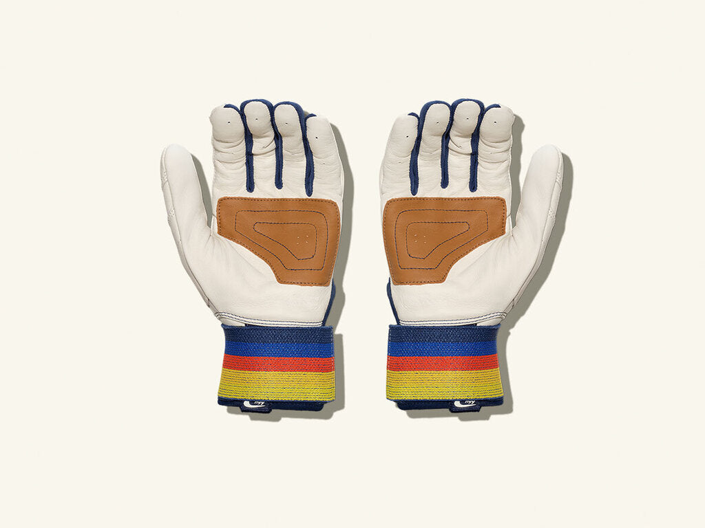 Combat Combat MFG LE Coastal Series Long Strap Adult Batting Gloves - Cream at 2nd String Sports Stuarts Draft VA