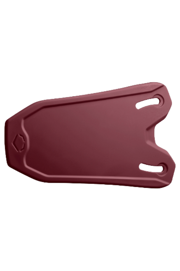 Evoshield XVT Bilateral Face Shield (C-Flap) - Matte Maroon - OSFA Maroon New - 2nd String Sports