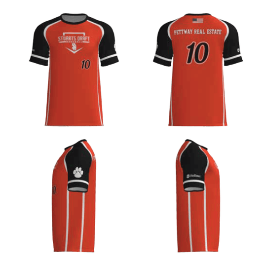 2nd String Sports Coach Campbell Rookies Baseball Fan Replica Jersey (Pettway Real Estate Sponsor) at 2nd String Sports Stuarts Draft VA