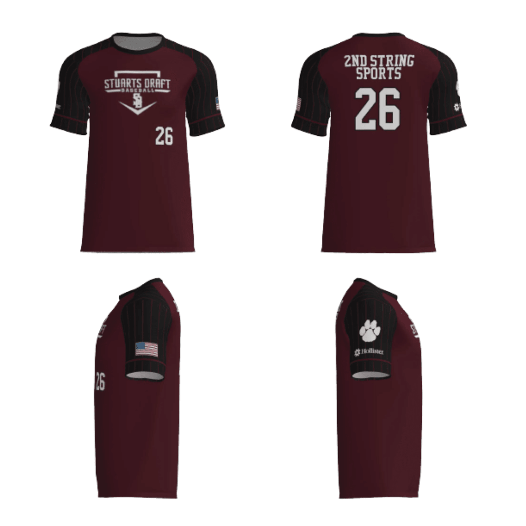 Coach Harrison Minors Baseball Fan Replica Jersey (2nd String Sports Sponsor) - - 2nd String Sports
