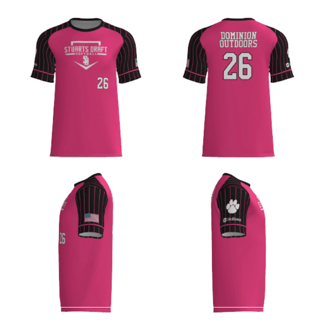 Coach Henkel 10U Softball Fan Replica Jersey (Dominion Outdoors Sponsor) - - 2nd String Sports