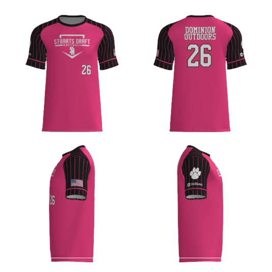 Coach Henkel 10U Softball Fan Replica Jersey (Dominion Outdoors Sponsor) - - 2nd String Sports