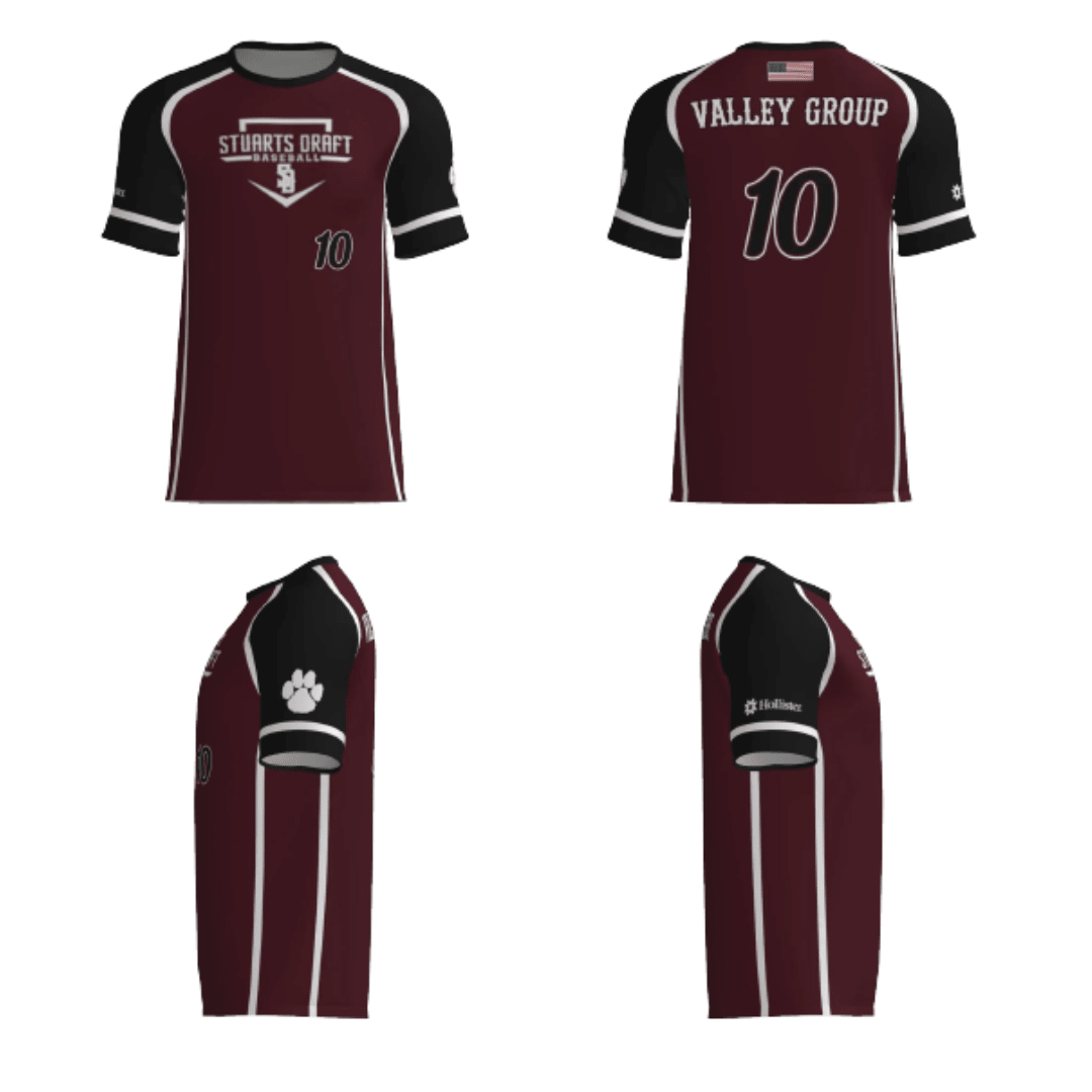 2nd String Sports Coach Jabs Tee Ball Fan Replica Jersey (Valley Group Sponsor) at 2nd String Sports Stuarts Draft VA