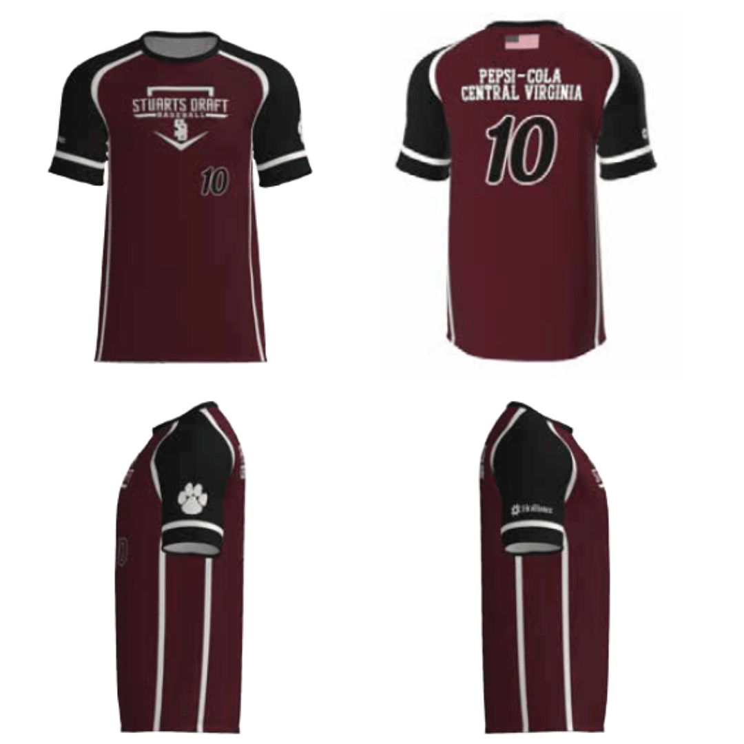 2nd String Sports Coach Keys Rookies Baseball Fan Replica Jersey (Pepsi-Cola CVa Sponsor) at 2nd String Sports Stuarts Draft VA