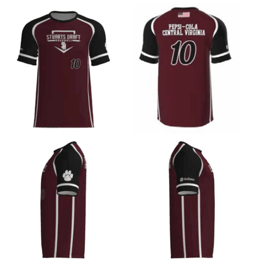 2nd String Sports Coach Keys Rookies Baseball Fan Replica Jersey (Pepsi-Cola CVa Sponsor) at 2nd String Sports Stuarts Draft VA