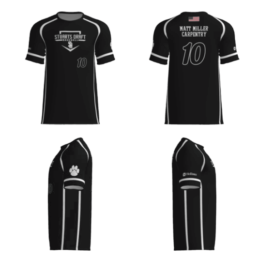 2nd String Sports Coach Nolen Rookies Baseball Fan Replica Jersey (Matt Miller Carpentry Sponsor) at 2nd String Sports Stuarts Draft VA