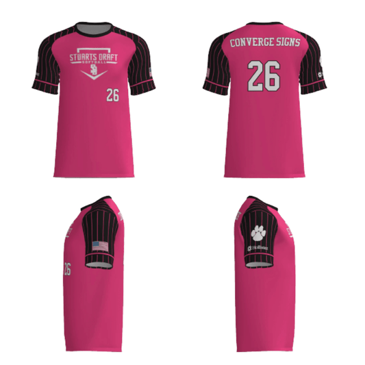 Coach Wilson 12U Softball Fan Replica Jersey (Converge Signs Sponsor) - - 2nd String Sports