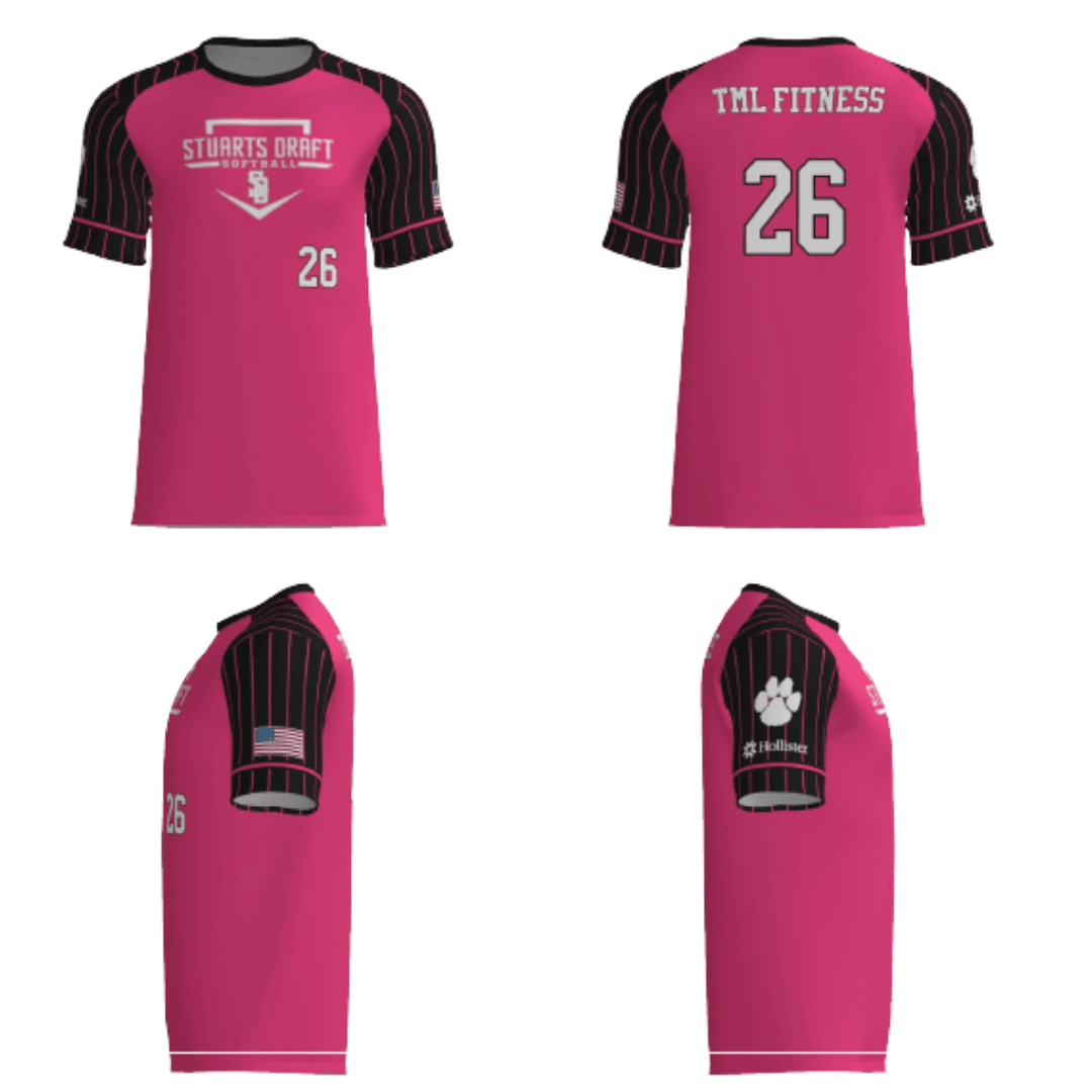Coach Yancey 8U Softball Fan Replica Jersey (TML Fitness Sponsor) - - 2nd String Sports