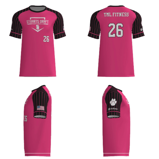 Coach Yancey 8U Softball Fan Replica Jersey (TML Fitness Sponsor) - - 2nd String Sports