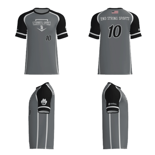 2nd String Sports Coach Yancey Majors Baseball Fan Replica Jersey (2nd String Sports Sponsor) at 2nd String Sports Stuarts Draft VA