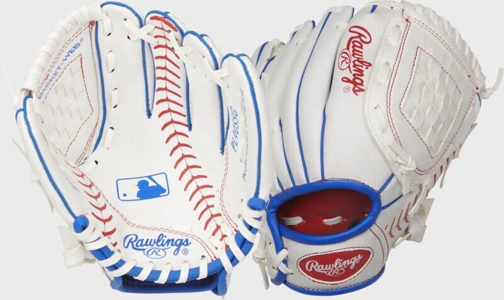 2nd String Sports Rawlings Player Series Youth 9" Tee Ball Glove (White w/Baseball Stitch) at 2nd String Sports Stuarts Draft VA