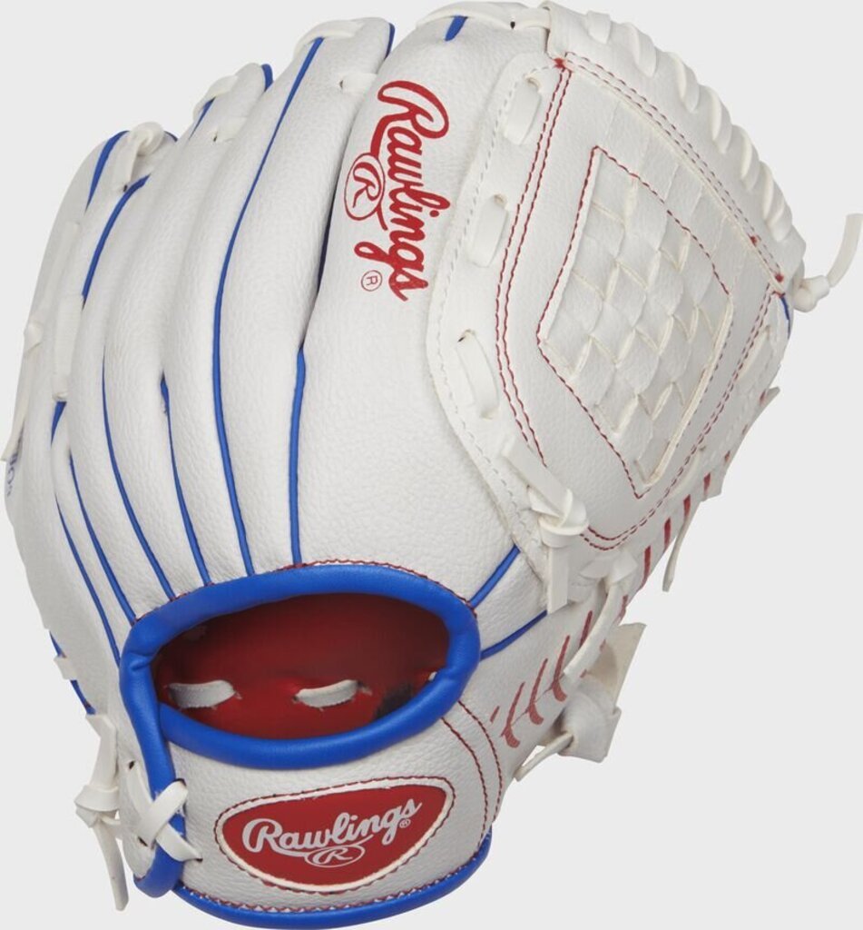 2nd String Sports Rawlings Player Series Youth 9" Tee Ball Glove (White w/Baseball Stitch) at 2nd String Sports Stuarts Draft VA