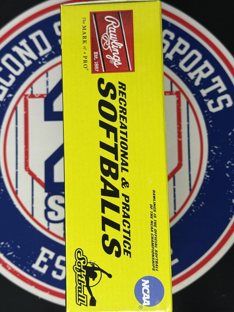 FASTPITCH SOFTBALL Rawlings 6 Ball Value Pack Recreational & Practice Softballs - 11" Rawlings