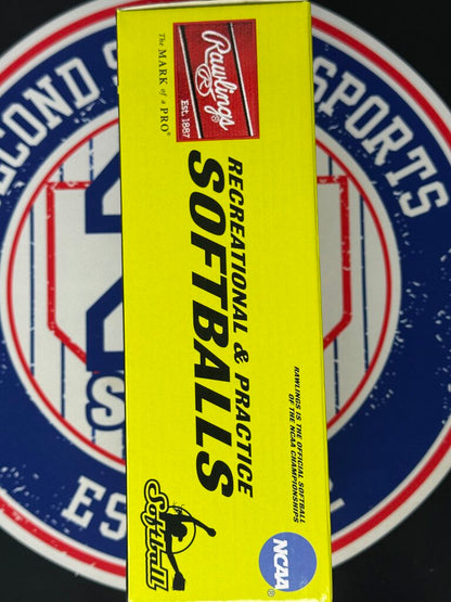 FASTPITCH SOFTBALL Rawlings 6 Ball Value Pack Recreational & Practice Softballs - 11" Rawlings