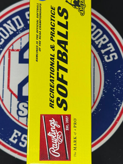 FASTPITCH SOFTBALL Rawlings 6 Ball Value Pack Recreational & Practice Softballs - 12" Rawlings