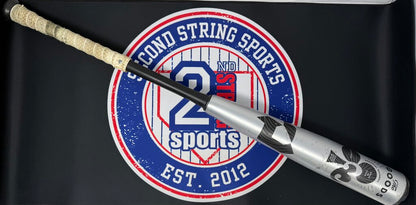 BASEBALL 2022 Demarini Goods Two-Piece Used BBCOR Baseball Bat 32 inch, 29 ounce Demarini 32 29 Silver Black Used