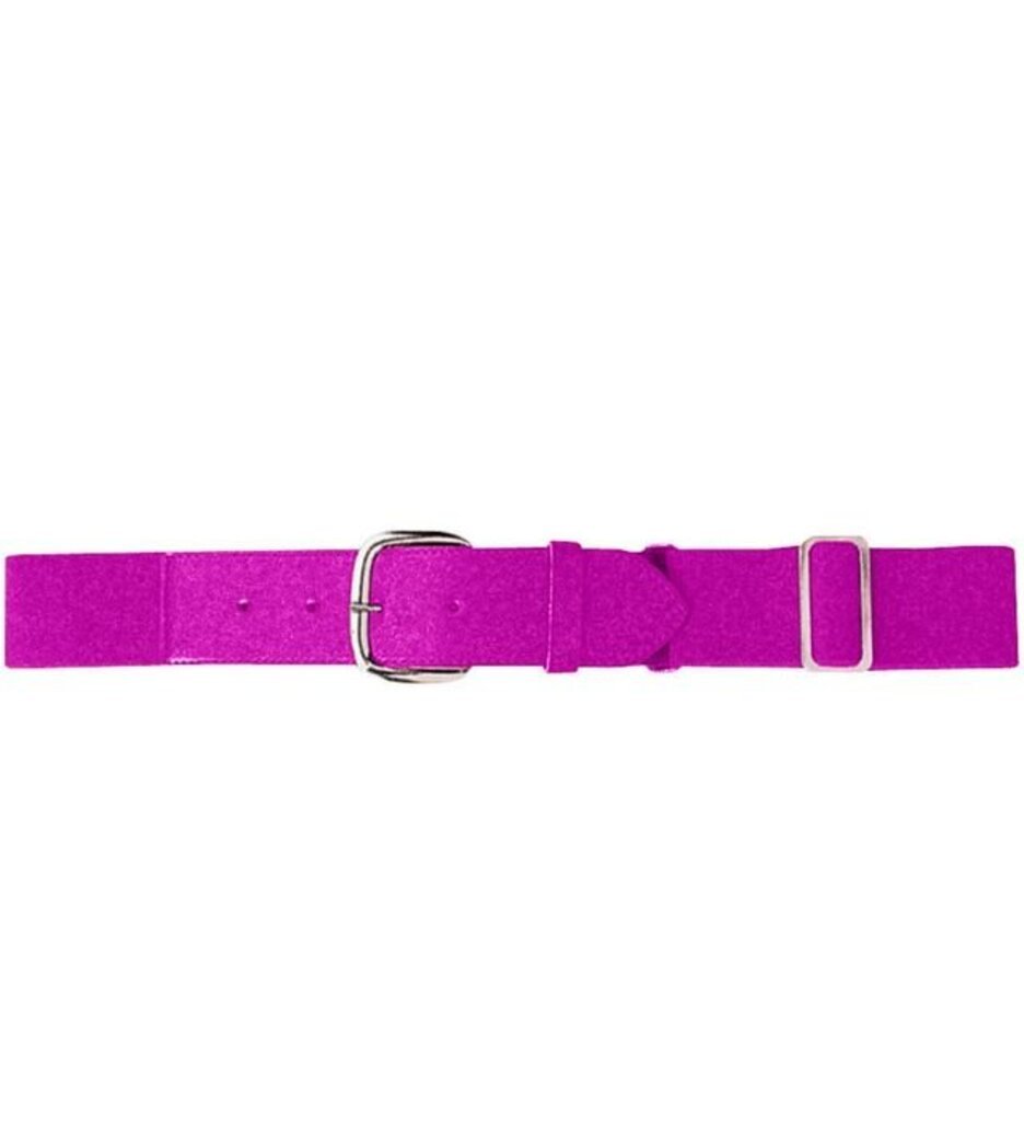 Augusta Sportswear Adjustable Elastic Baseball & Softball Belt (Multiple Colors) - Youth Dark Pink New - 2nd String Sports