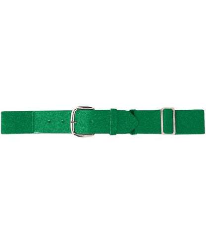 Augusta Sportswear Adjustable Elastic Baseball & Softball Belt (Multiple Colors) - Youth Kelly Green New - 2nd String Sports